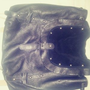 Leather and Suede Back Pack